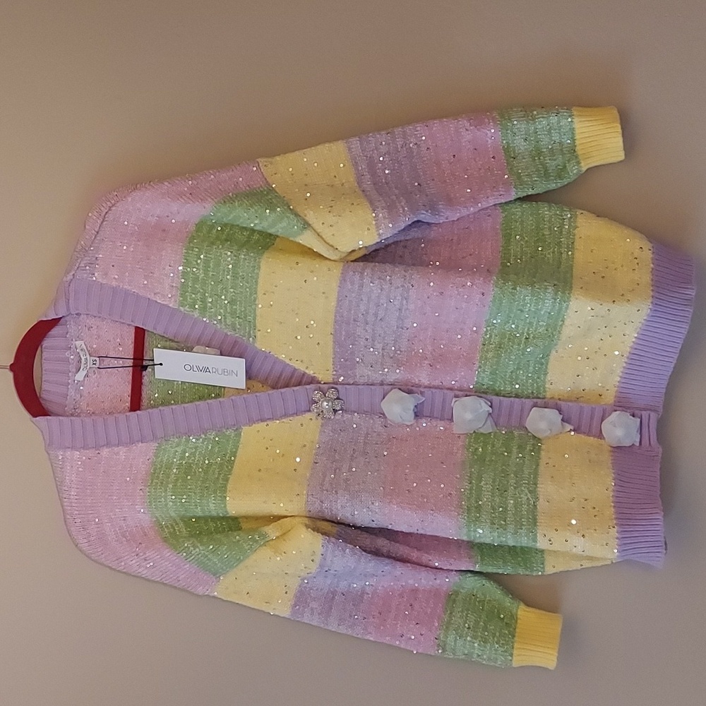 Olivia Rubin sequin cardigan